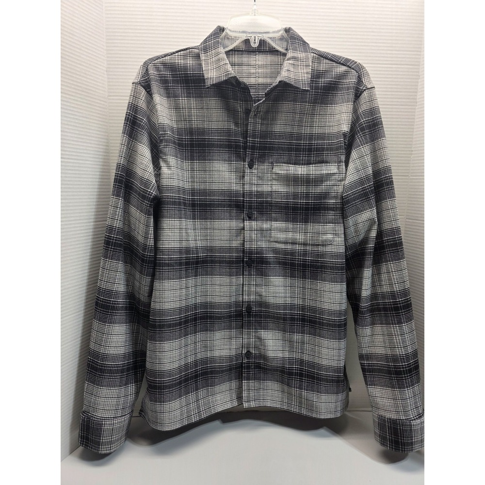 LULULEMON Long Sleeve Shirt Plaid Mens  Large Flannel  EXCELLENT